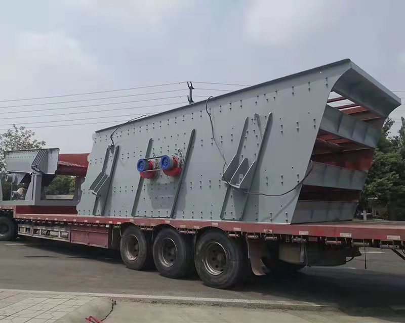 發(fā)往湖北黃石的振動(dòng)篩現場(chǎng)